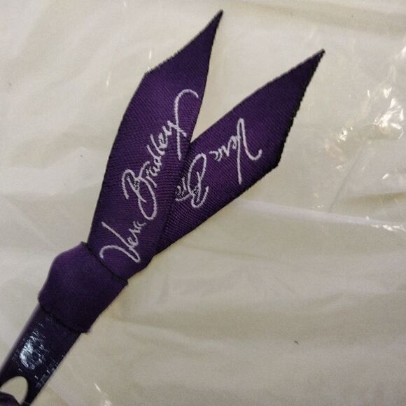 Vera Bradley Viva La Vera Tech Case Tablet E Reader Purple Floral Zippered - Picture 7 of 9